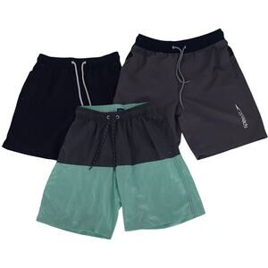 3pc Mens Swimming Trunks Bundle Small